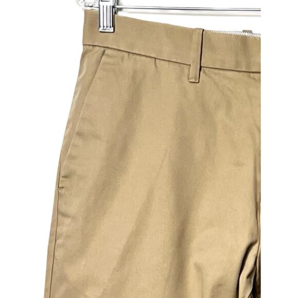 Gap Pants Mens size 33" Tan Chino Khakis Straight Leg Pockets Hook and Eye Close - Picture 6 of 11